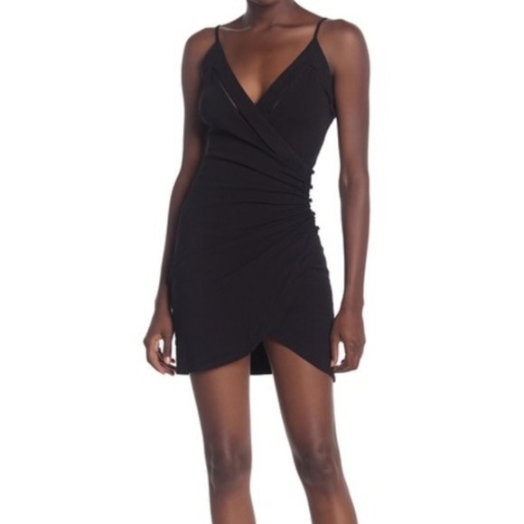 NWT Free People Intimately Black Dylan Bodycon Mini Dress - Picture 1 of 9